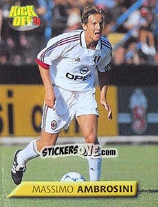 Sticker Massimo Ambrosini - Calcio 1999-2000. Kick Off n. 104 - Merlin