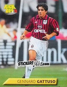 Sticker Gennaro Gattuso - Calcio 1999-2000. Kick Off n. 109 - Merlin