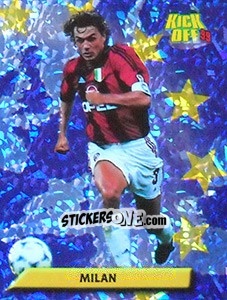 Sticker Paolo Maldini - Calcio 1999-2000. Kick Off n. 110 - Merlin