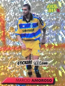 Cromo Marcio Amoroso - Calcio 1999-2000. Kick Off n. 117 - Merlin