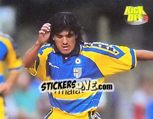 Sticker Ariel Ortega - Calcio 1999-2000. Kick Off n. 119 - Merlin