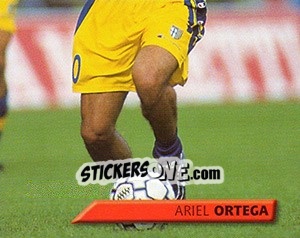 Sticker Ariel Ortega - Calcio 1999-2000. Kick Off n. 120 - Merlin