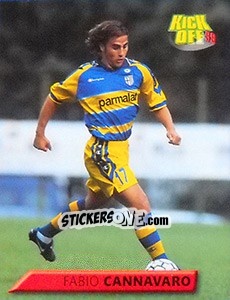 Sticker Fabio Cannavaro - Calcio 1999-2000. Kick Off n. 122 - Merlin