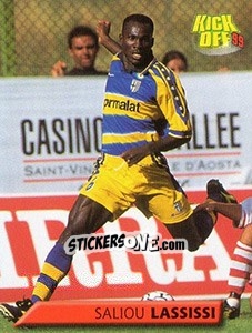 Sticker Saliou Lassissi - Calcio 1999-2000. Kick Off n. 126 - Merlin
