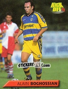 Sticker Alain Boghossian - Calcio 1999-2000. Kick Off n. 128 - Merlin
