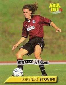 Sticker Lorenzo Stovini - Calcio 1999-2000. Kick Off n. 158 - Merlin