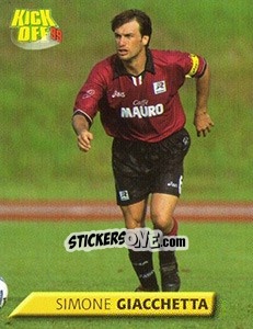 Cromo Simone Giaccetta - Calcio 1999-2000. Kick Off n. 159 - Merlin