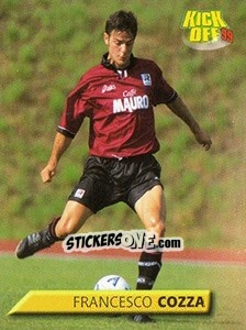 Sticker Francesco Cozza - Calcio 1999-2000. Kick Off n. 162 - Merlin