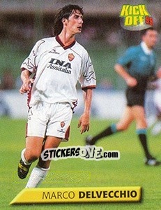 Sticker Marco Delvecchio - Calcio 1999-2000. Kick Off n. 174 - Merlin