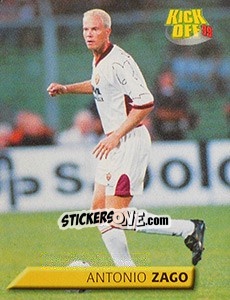 Sticker Antonio Zago - Calcio 1999-2000. Kick Off n. 176 - Merlin