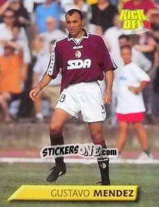 Sticker Gustavo Mendez - Calcio 1999-2000. Kick Off n. 181 - Merlin