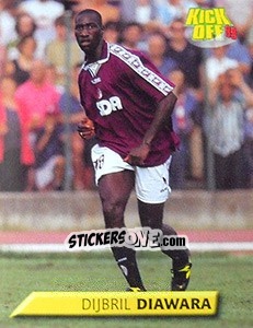 Sticker Dijbril Diawara - Calcio 1999-2000. Kick Off n. 185 - Merlin