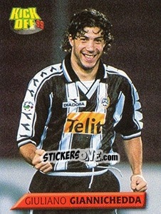 Sticker Giuliano Giannichedda - Calcio 1999-2000. Kick Off n. 196 - Merlin