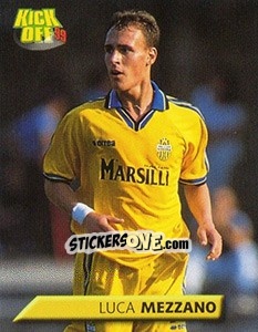 Sticker Luca Mezzano - Calcio 1999-2000. Kick Off n. 218 - Merlin