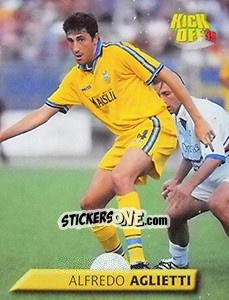 Sticker Alfredo Aglietti - Calcio 1999-2000. Kick Off n. 223 - Merlin