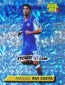 Sticker Manuel Rui Costa - Calcio 1999-2000. Kick Off n. B - Merlin