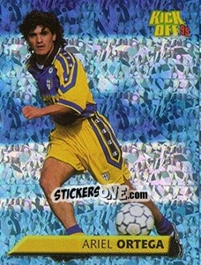 Sticker Ariel Ortega - Calcio 1999-2000. Kick Off n. C - Merlin