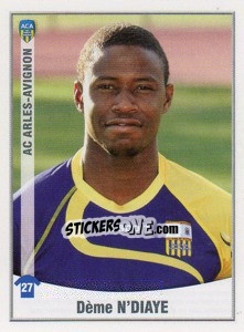 Figurina N'Diaye - FOOT 2010-2011 - Panini