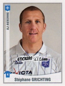 Sticker Stéphane Grichting - FOOT 2010-2011 n. 36 - Panini