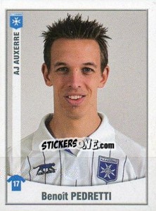 Figurina Benoît Pedretti - FOOT 2010-2011 n. 44 - Panini