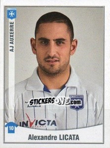 Cromo Alexandre Licata - FOOT 2010-2011 - Panini