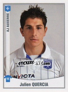 Sticker Julien Quercia - FOOT 2010-2011 n. 51 - Panini