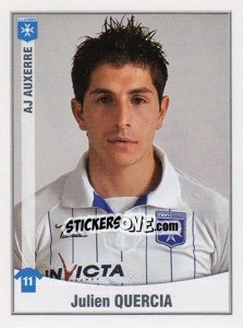 Sticker Julien Quercia - FOOT 2010-2011 - Panini