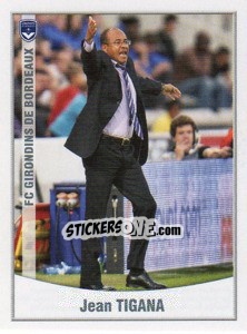Sticker Jean Tigana (Entraineur) - FOOT 2010-2011 n. 56 - Panini