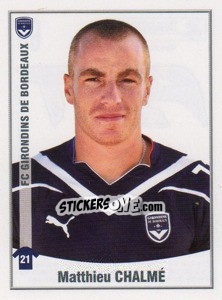Sticker Chalme - FOOT 2010-2011 n. 60 - Panini