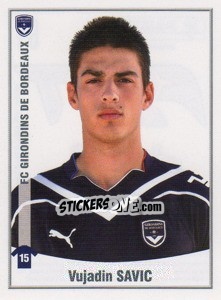 Sticker Savic - FOOT 2010-2011 n. 64 - Panini