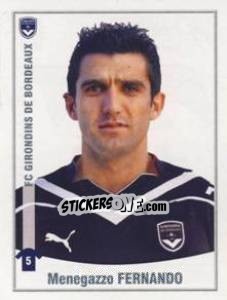 Sticker Fernando Menegazzo - FOOT 2010-2011 - Panini