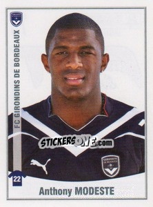 Sticker Anthony Modeste - FOOT 2010-2011 n. 76 - Panini
