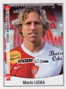 Cromo Licka - FOOT 2010-2011 - Panini