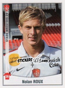 Sticker Roux - FOOT 2010-2011 - Panini