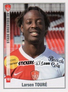 Cromo Larsen Toure - FOOT 2010-2011 - Panini