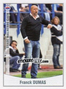 Sticker Dumas(Entraineur) - FOOT 2010-2011 n. 108 - Panini