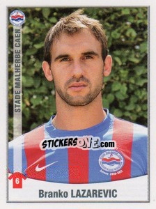 Figurina Lazarevic - FOOT 2010-2011 - Panini