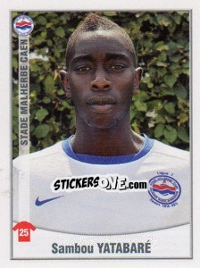 Cromo Yatabare - FOOT 2010-2011 - Panini