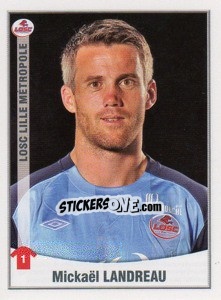 Sticker Mickael Landreau - FOOT 2010-2011 n. 162 - Panini