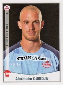 Sticker Alexandre Oukidja - FOOT 2010-2011 n. 163 - Panini