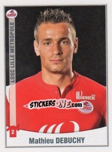 Sticker Mathieu Debuchy - FOOT 2010-2011 - Panini