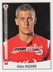 Sticker Eden Hazard - FOOT 2010-2011 n. 175 - Panini