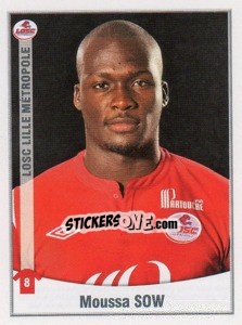 Sticker Moussa Sow - FOOT 2010-2011 - Panini