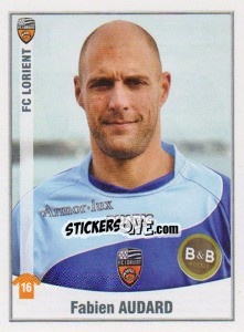 Figurina Audard - FOOT 2010-2011 n. 188 - Panini