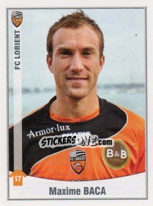 Figurina Baca - FOOT 2010-2011 n. 190 - Panini