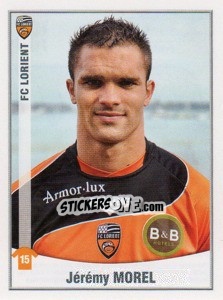 Sticker Jeremy Morel - FOOT 2010-2011 n. 195 - Panini