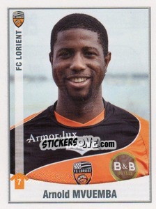 Figurina Mvuemba - FOOT 2010-2011 n. 200 - Panini