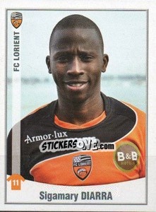 Figurina Sigamary Diarra - FOOT 2010-2011 n. 202 - Panini