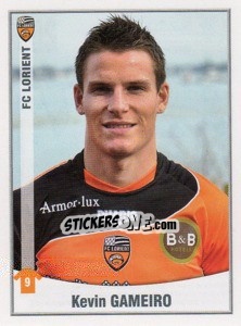 Sticker Kevin Gameiro - FOOT 2010-2011 n. 205 - Panini