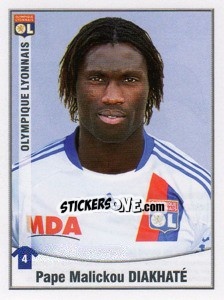 Sticker Pape Diakhate - FOOT 2010-2011 - Panini